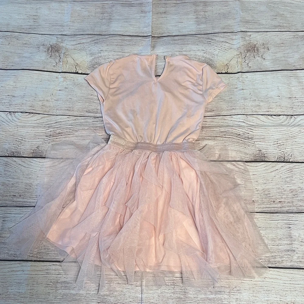 Pink Unicorn Tulle Dress 4T like new - Picture 2 of 4